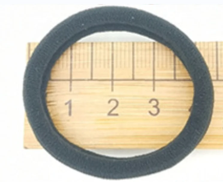 Wholesale 4mm Hair Band Elastic Girls Ponytail Holder Hair Elastic Ring Rope Rubber Hair Ties For Girls