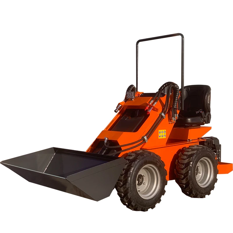 Hydraulic mini loader with lift and bucket