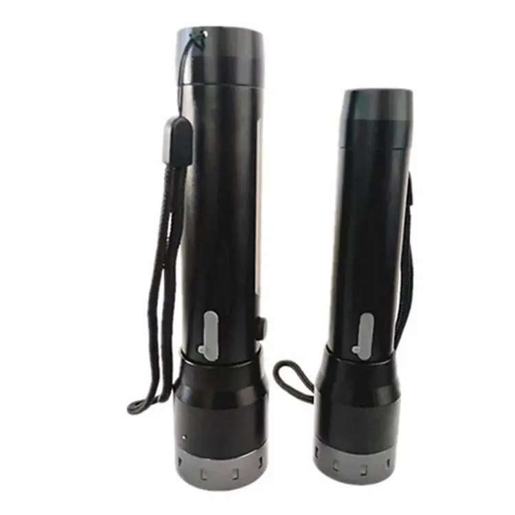USB C Rechargeable Zoomable 1000 High Lumen Flashlights For Emergencies 26650 Battery Industrial Patrolling Guard Safety EDC