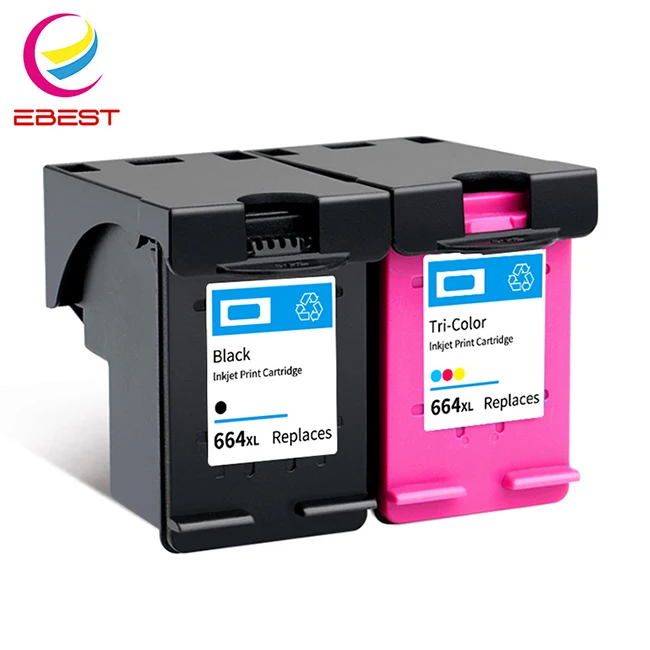  Совместимый чернильный картридж hp 664XL для Deskjet Ink Advantage 1115/1118/2135/2136/2138/2675/2676/2677