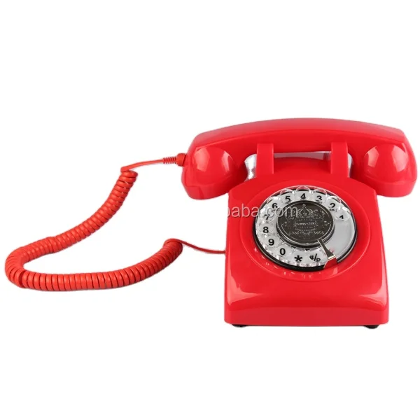 old fashion telephone rotary dial phone decorative retro telephone
