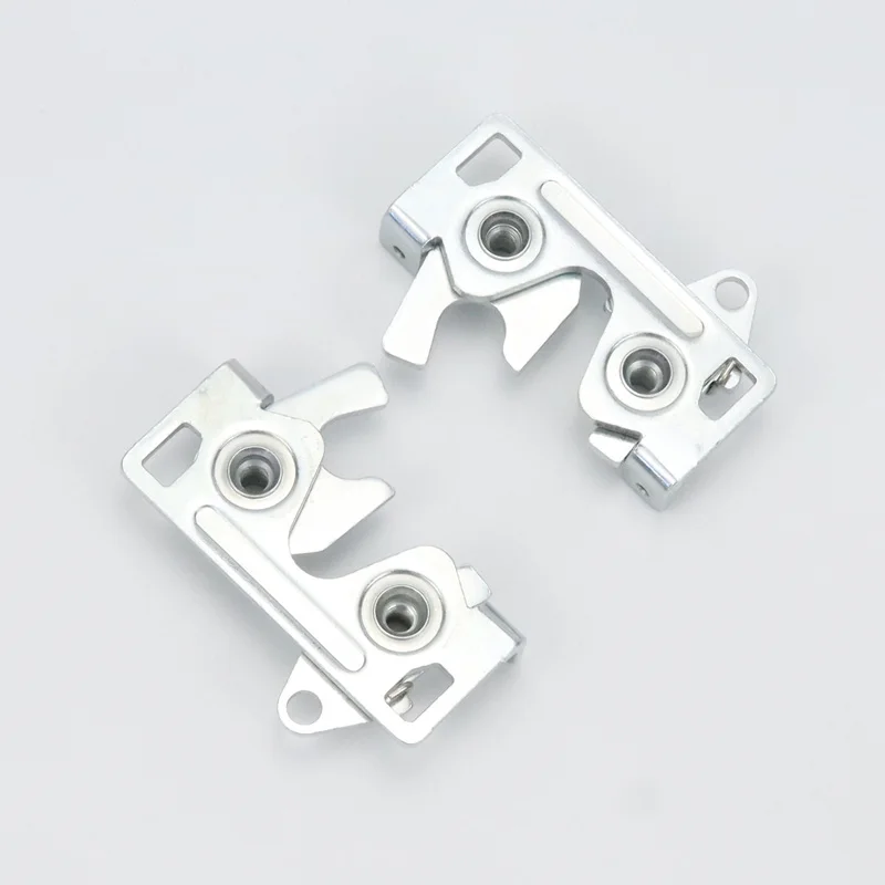 Heavy Duty Vertical Catch Lock R4 Rotary Latches 2 Stage Door Panel Metal Concealed Rotary Push to close Latch