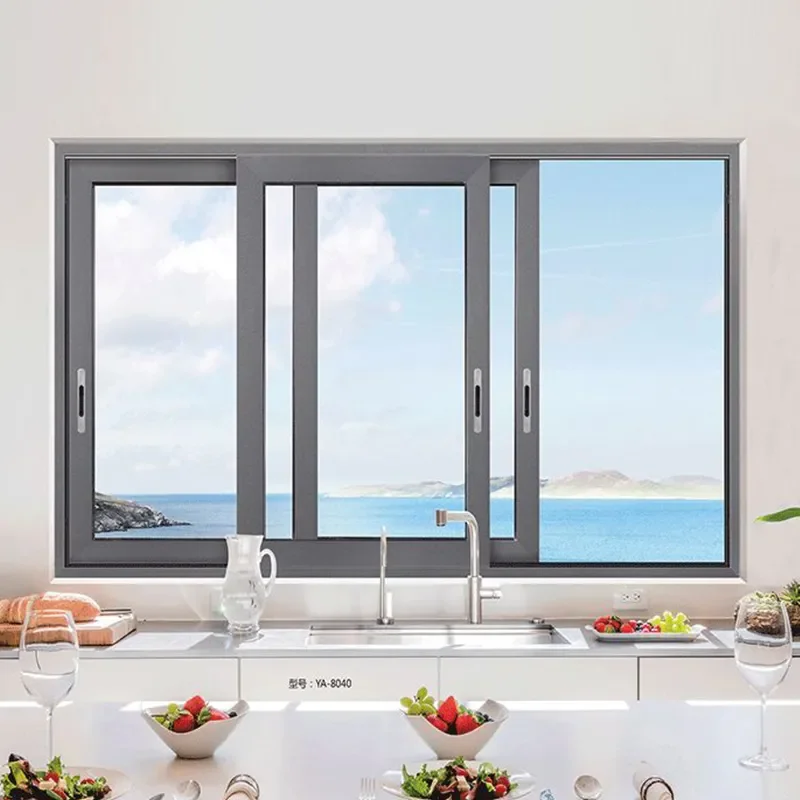 High Quality Double Glazed and Triple Glazed Aluminum Sliding Windows