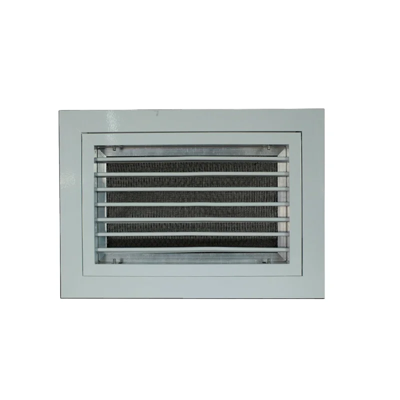 Single Deflection Air Vent Grille with Damper for HVAC Duct