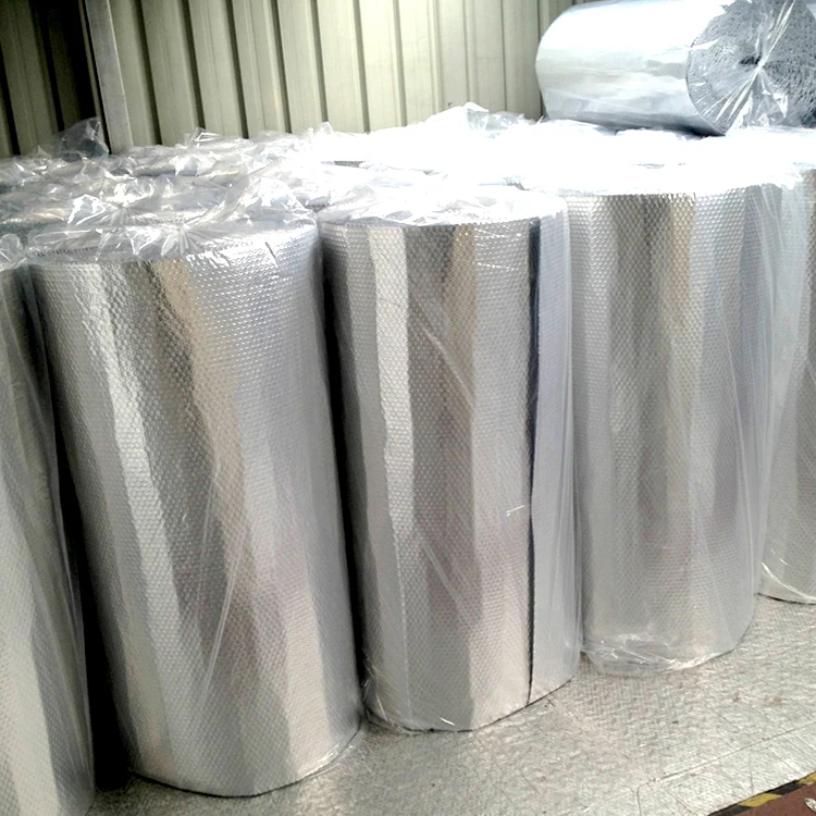 Тепловой щит двухсторонний алюминиевый фольгированный изоляционный лист с воздушными пузырьками для строительных