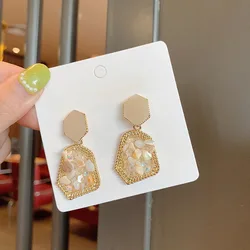 S925 Silver Luxury Natural Stone Earrings Palace Retro Emerald Vintage Earrings