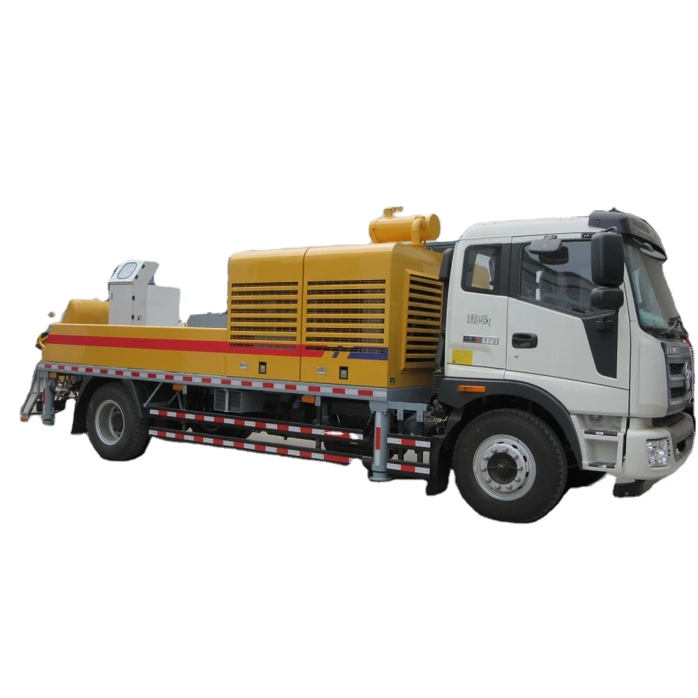 Diesel engine concrete pump truck