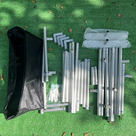 Photo Optical Frame Rectangle Stand Birthday Wedding Aluminum  Backdrop Stand Kits Merry Christmas Design