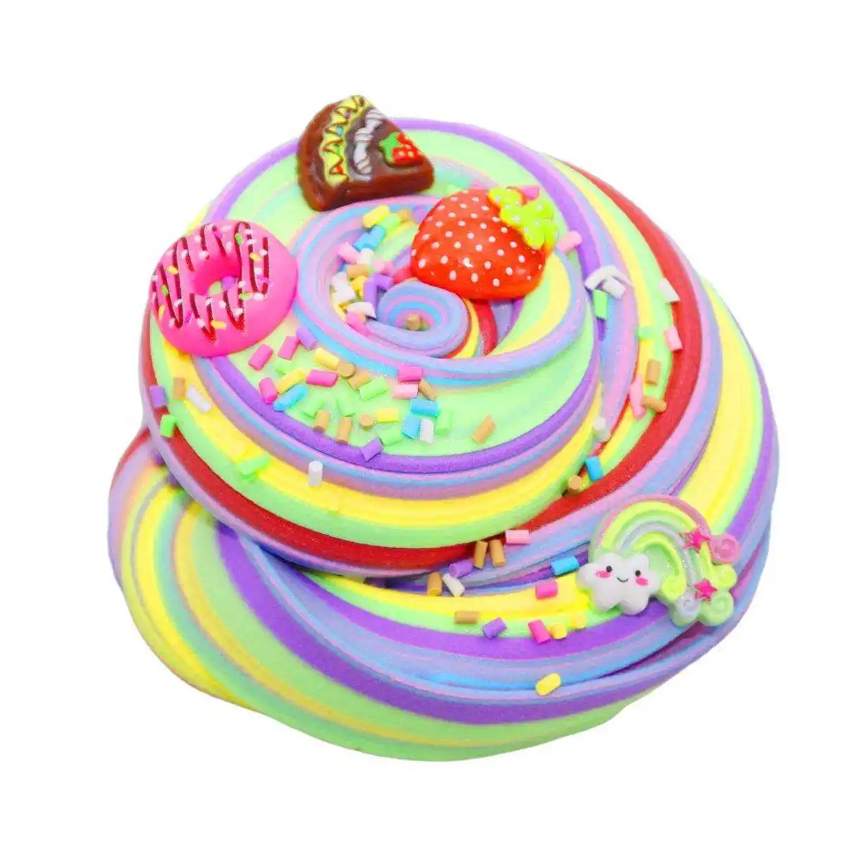 Wholesale Craft Manufacturer Dropshipping Slime Set Diy Colorful Soft Fluffy Clay Playdough Tools