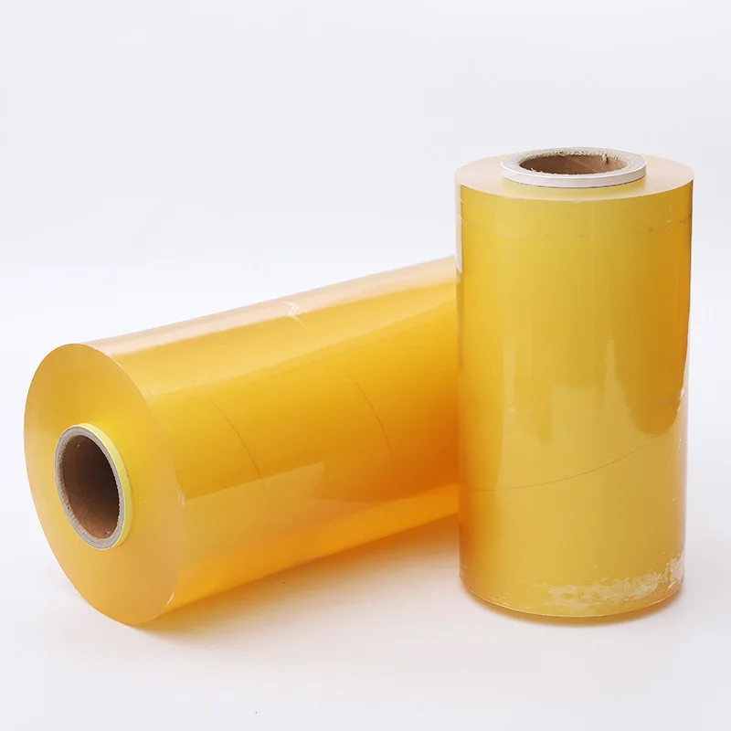 Super Cling Film for Supermarket Use-8 Micron Casting Food Grade PVC Moisture-Proof and Soft Jumbo Rolls Packaging