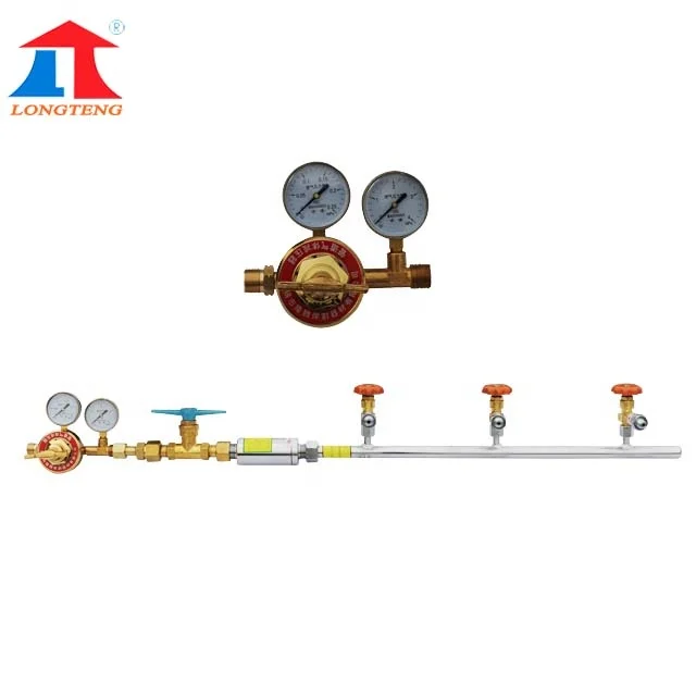 Acetylene and LPG Gas Cylinder Manifold for CNC Oxygen-Fuel Gas Cutting Machine
