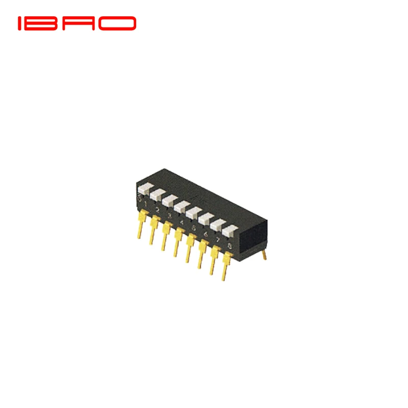 
 IBAO Dip switch DPS series 2/4/6/8/10 позиции нового типа фортепиано  