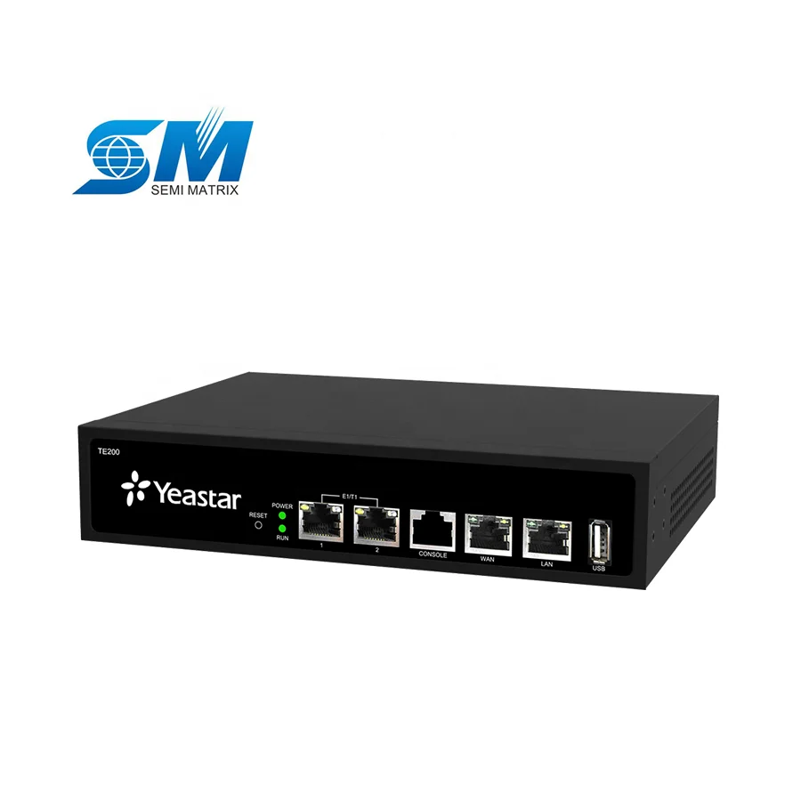  Новый оригинальный шлюз Yeastar TE серии E1/T1/PRI VoIP