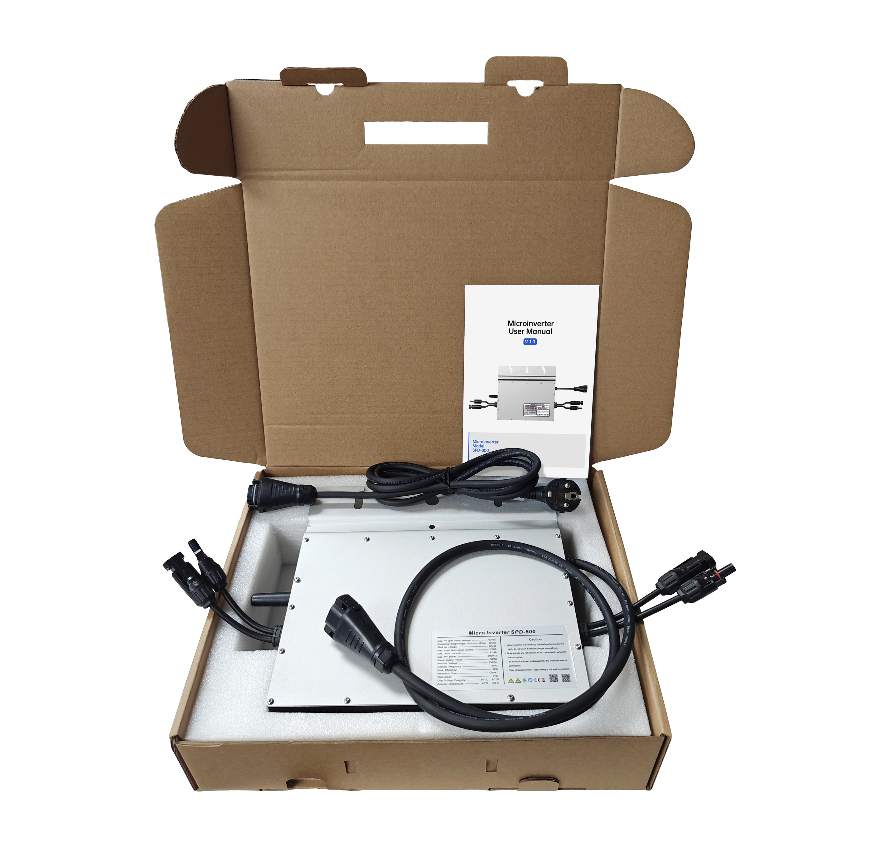 230V 3 Phase Output Grid Tie Micro Inverters Input 16~60v