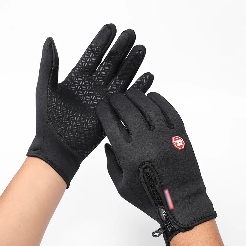 Custom Cycling Gloves Winter for Men Hot-Selling Anti-Slip Waterproof Touchscreen For Riding Outdoor Sports