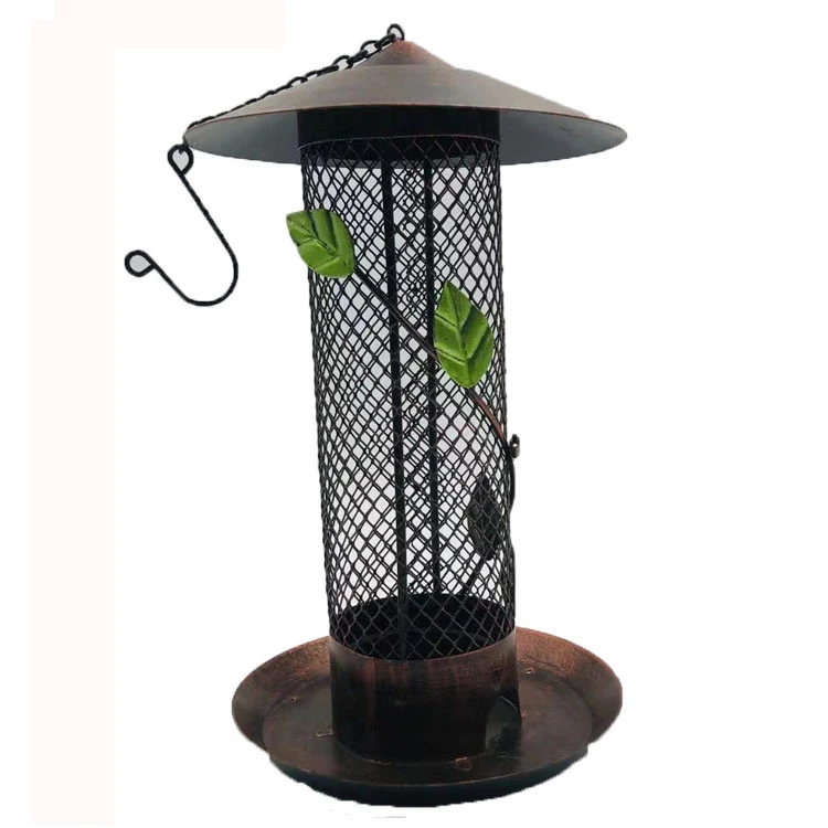 Metal Garden Hanging Wild Birdfeeder Bird Feeders Outdoor Outside Bird Feeder for Outdoors Hanging Cast Iron Pet Bowls & Feeders