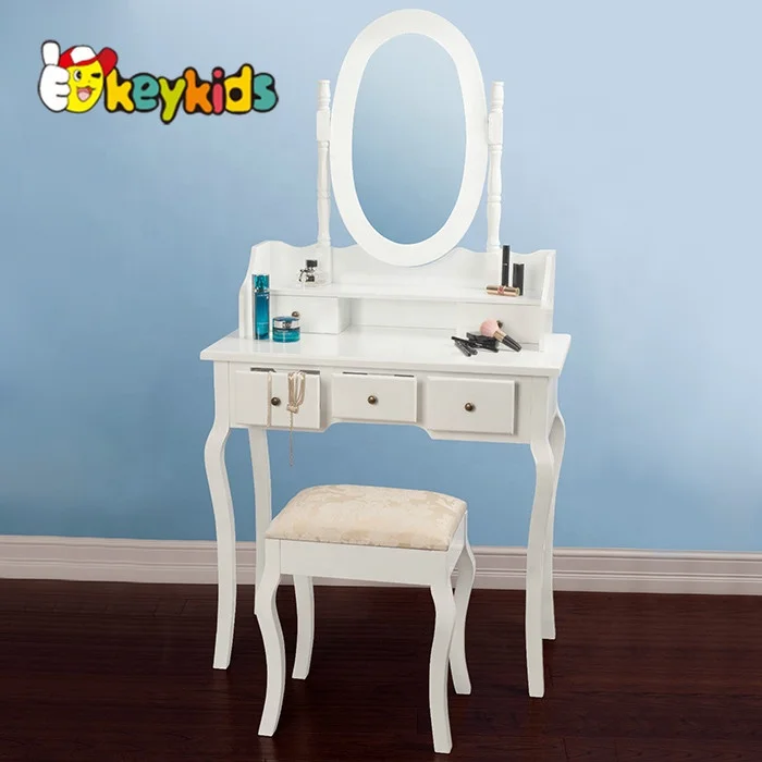 Высококачественный деревянный туалетный столик конструкции для спальни W08H015