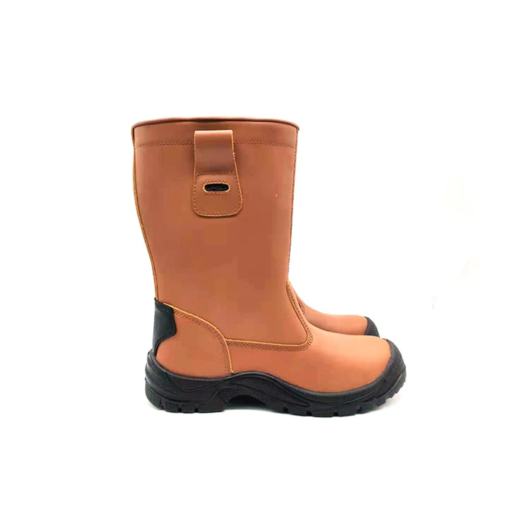 oil resistant anti slip man steel toe shoes safety work boot safety welding shoes for welder