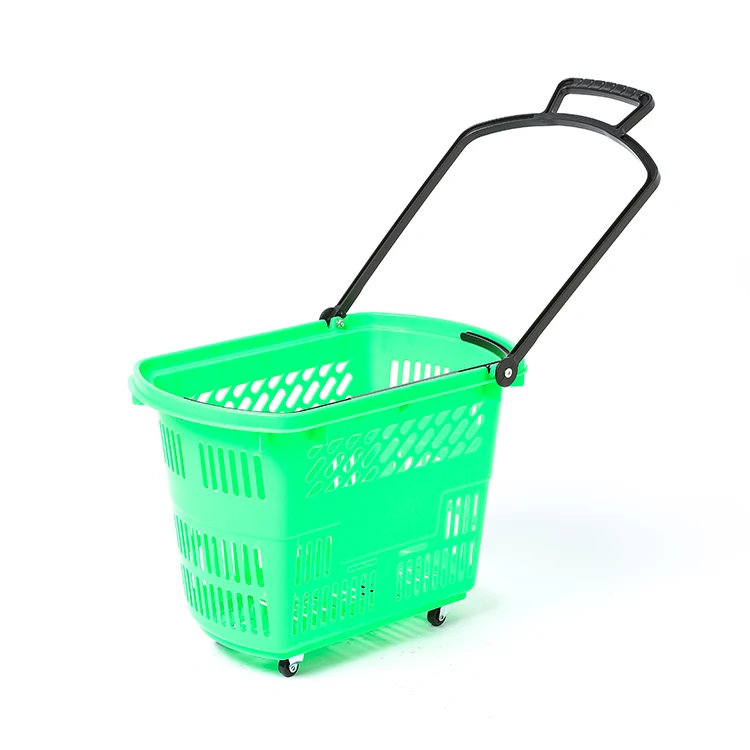 2 Handles Retail Shopping Baskets Carrito De Compra Baskets for Supermarket