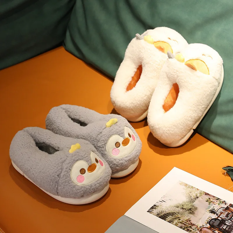 Cartoon Unicorn Bunny Plush Animal Dog Monster Slippers Autumn Winter Home Slipper Warm Floor Board Indoors Shoes