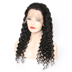 Brazilian human hair lace frontal Water Wave Human Hair Wig