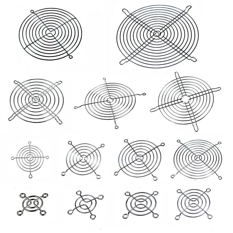 Промышленный вентилятор железная проволока пластиковая защитная крышка вытяжной решетка для