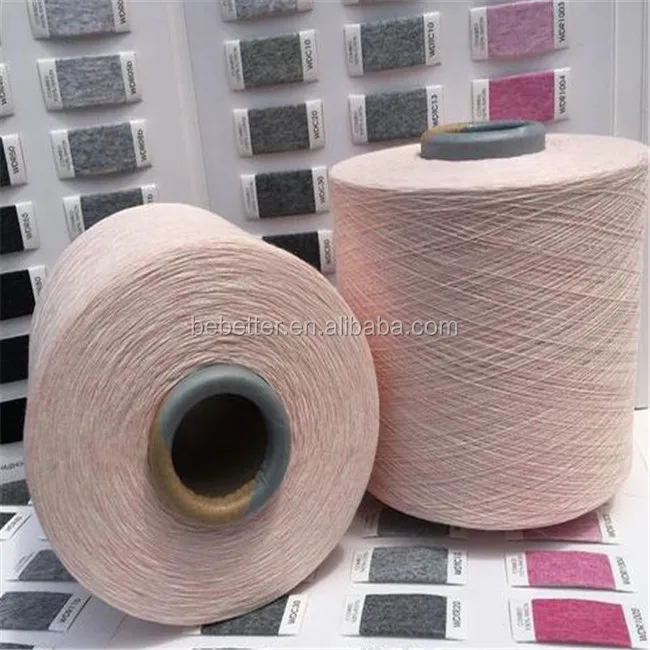 raw white 5.8nm 100% acrylic slub yarn