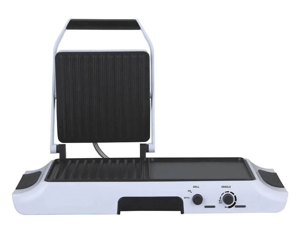 GRACE Professional Cast Iron Gas/Electric Sandwich Maker Contact Panini Press Grill