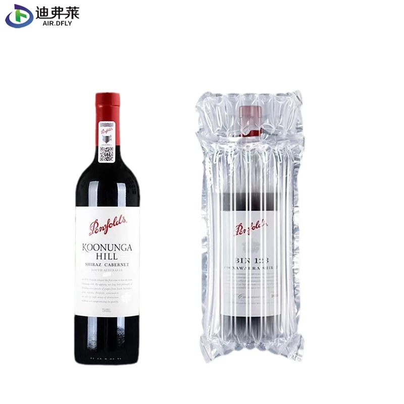 AIR-DFLY Factory Direct Sales Spot Inflatable Wine Bottle Air Column Cushion Bag For Bottle Protection Package
