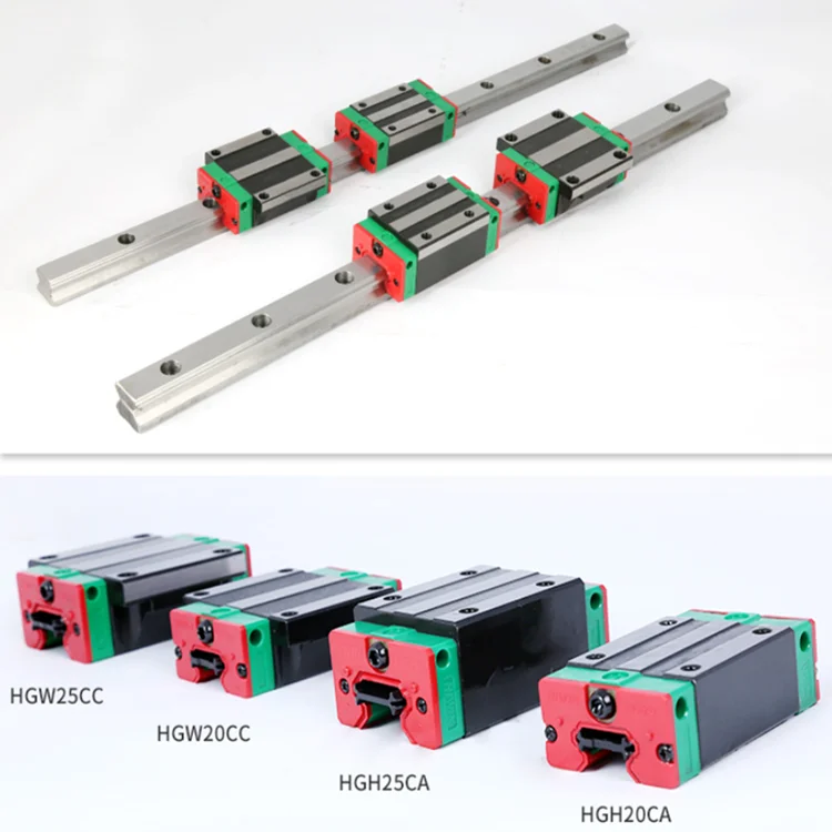  Heavy load high precision linear guides rail block HGH20CA HGR20 HG20 HGW20CC for cnc