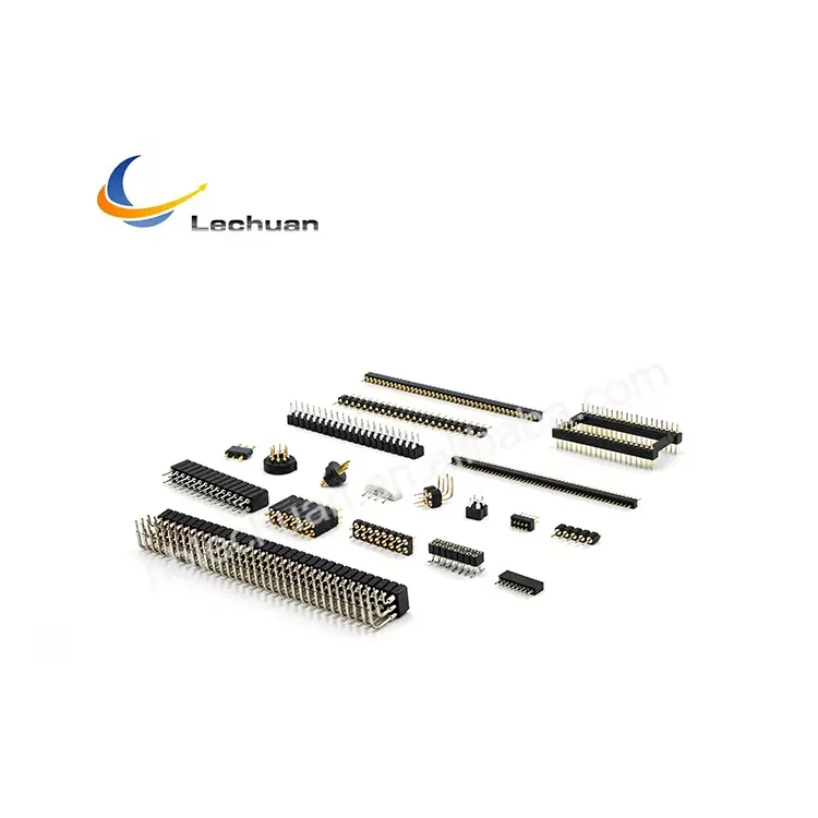 2.54mm pitch 6-64P single contact three pieces IDCsocket with strain relief