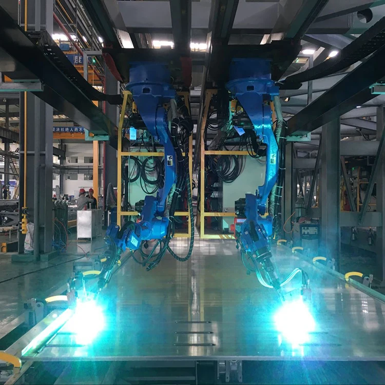 Welding Robot for Special Vehicle as for Dumper Trailer Tank Truck  Longitudinal Seam Welding Machine