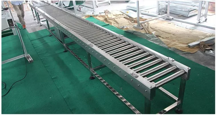 Electrical Powered Customize Belt Conveyors Warehouse Flexible belt conveyor for sale