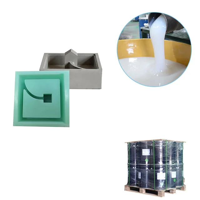 rtv2 liquid mold silicone factory price Manufacture of platinum silicon rubber  molding