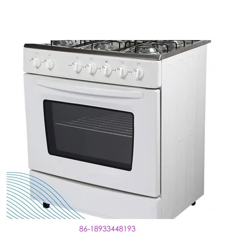 Новое кухонное приспособление, 30 дюймов, 76x60 см, 6 газовых варочных панелей, горелка, плита с духовкой для пиццы