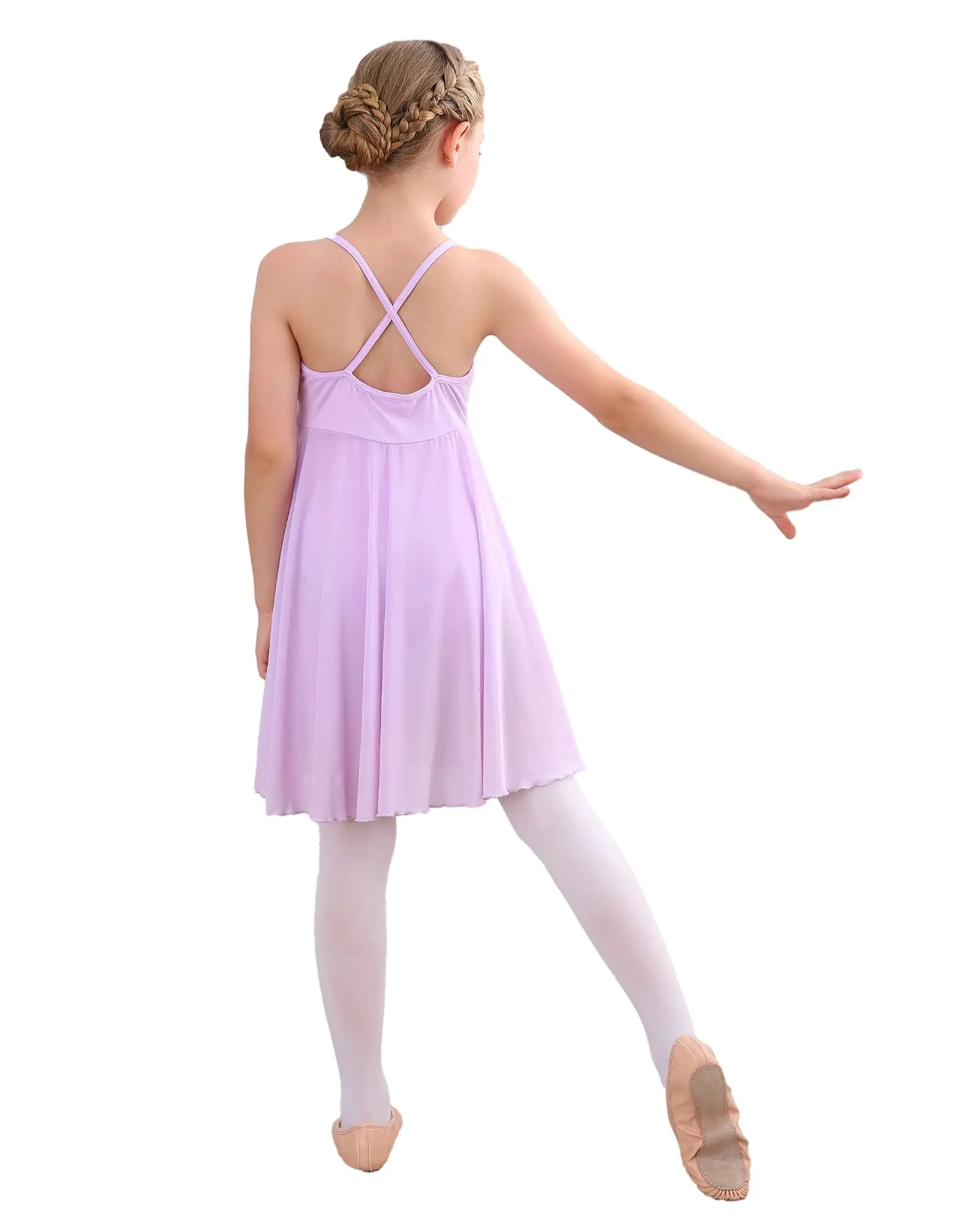 OEM Custom Girls Clothes Ballerina Costumes Leotard Gymnastics Classic Camisole Ballet Dance Dress For Kids