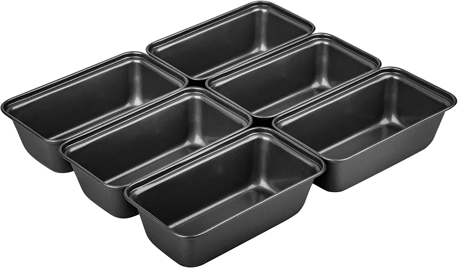 Nonstick Carbon Steel Baking Bread Pan,Mini Loaf Pans,Small Banana Bread Tins