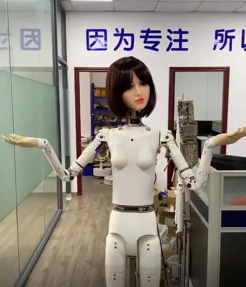 Humanoids Robot Supports Remote Control, Salute, Bow, Nod, Speech