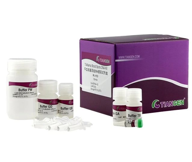 
High quality blood spot DNA extraction kit Spin column based nucleic acid purification reagent 