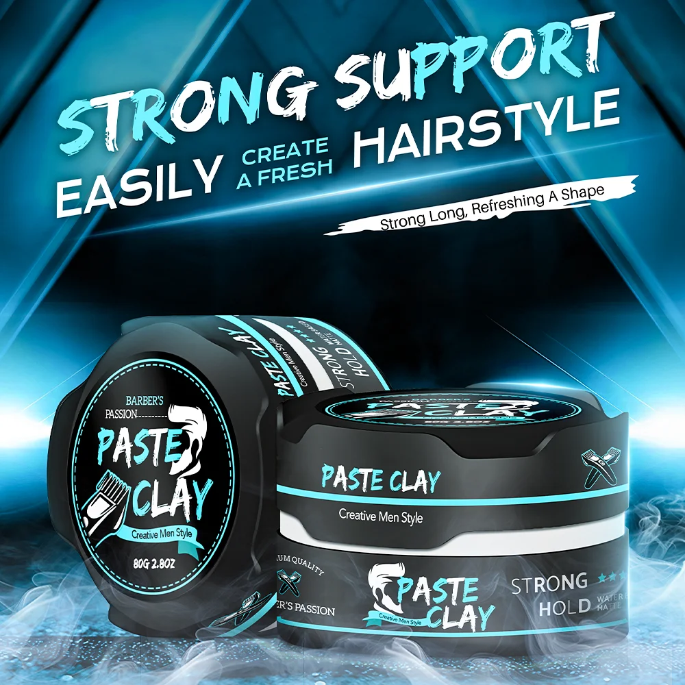 Customization Big Deal Long-Lasting Hair Style Matte Paste Clay Finish Boosts Root Support