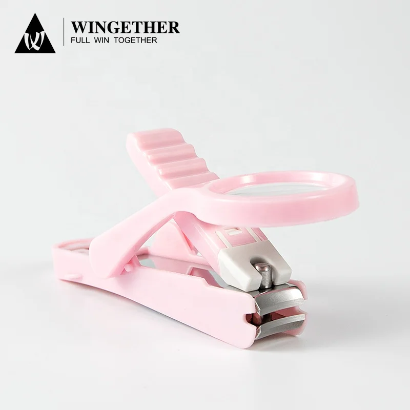 Wingether Amazon Hot Sell In Stock Professional Stainless Steel Magnifier Nail Clipper Nail Clipper Nail Cutter Clipper