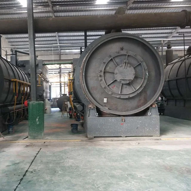 3Tons with skid shipping to UK portable plastic pyrolysis