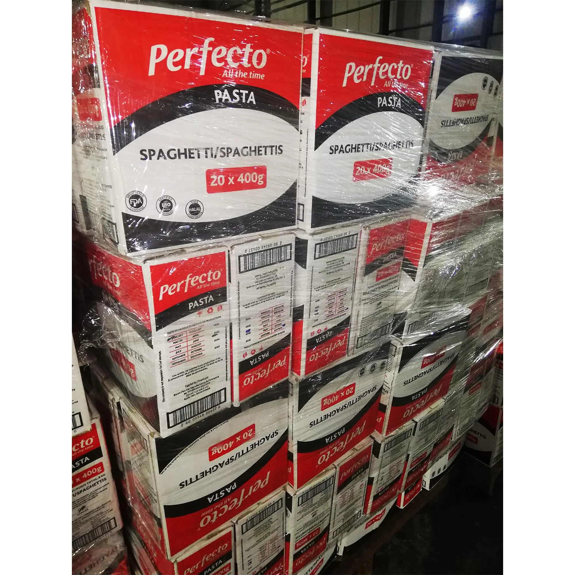 Great brand Perfecto 400 g spaghetti pasta premium quality manufactured best price long shelf life Egyptian brand