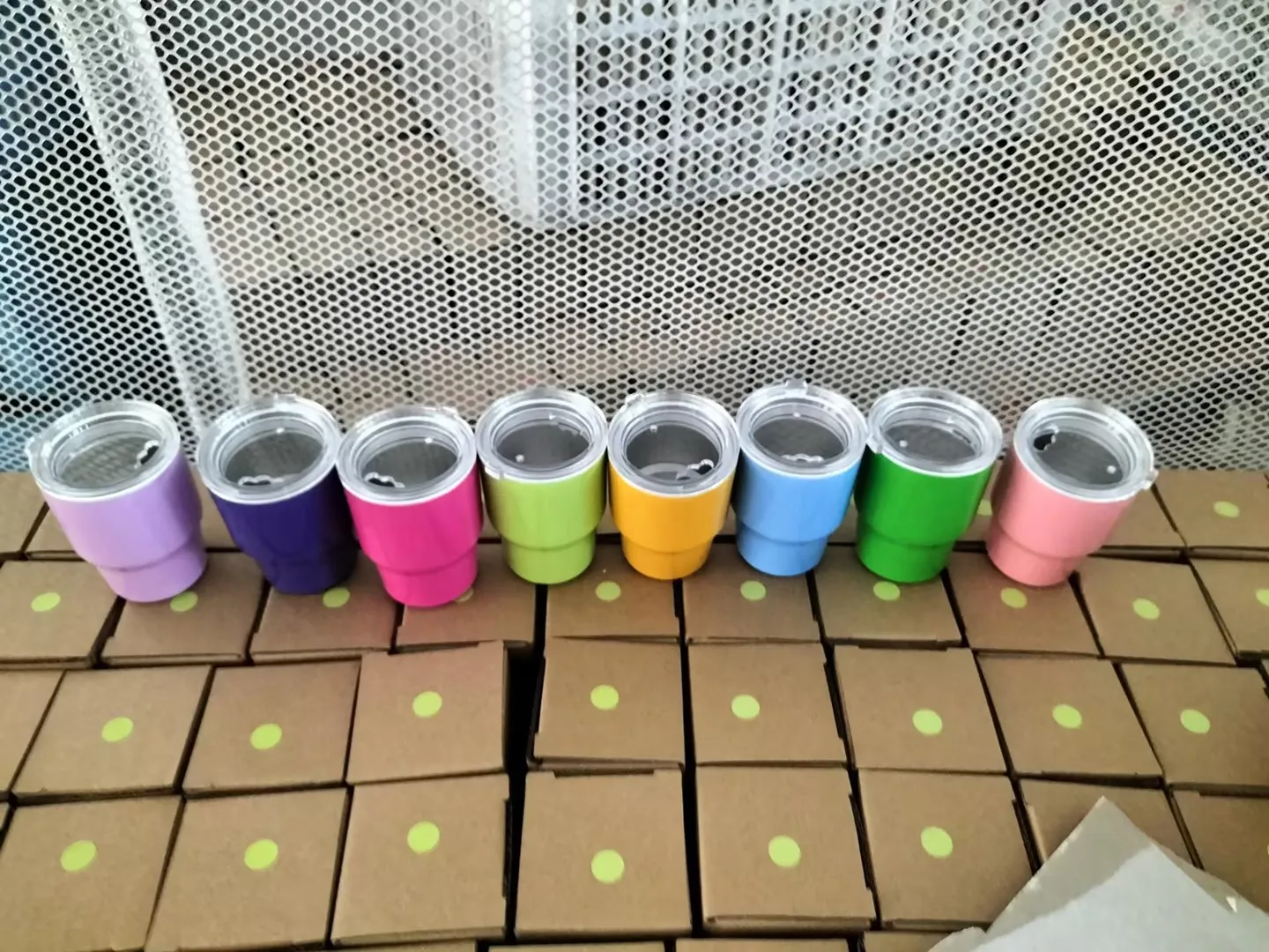 Mini Double-Wall Insulated Demitasse Cup Heavy Base Shot Glass Small Stainless Steel Espresso 2oz Tumbler