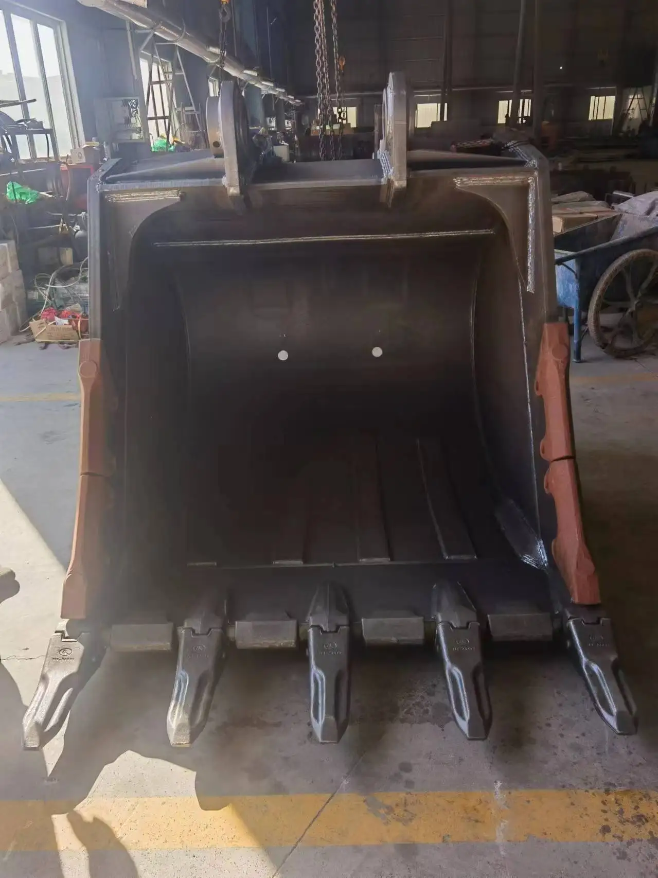excavator bucket ear Excavator Heavy Duty Bucket/ Rock Bucket With Reinforcement And Teeth