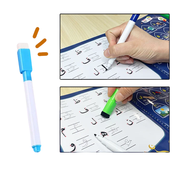 2024 Children Electronic Phonics Ebook Preschool Learning Arabic Alphabet Sounds Book Educational Toys For Kids