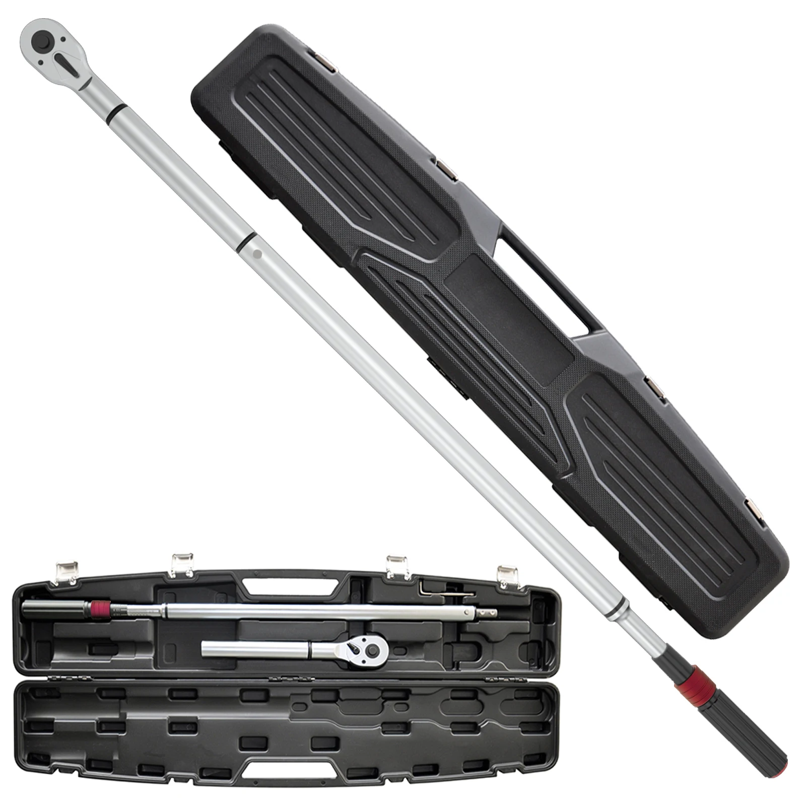 3/4 100-600 Ft Lb Torque Wrench 3/4 Inch Torque Wrench Professional Heavy duty Dual Range Scales 135-815NM Repair Tool