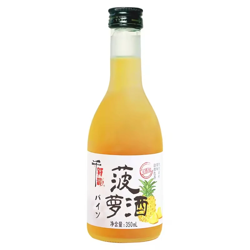 Chinese Peach Wine Alcohol Free Fruit Wine 350Ml Fruit Wine