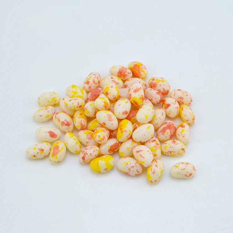 strawberry flavor bulk graffiti gummy jelly bean halal fruity flavor delicious colorful jelly candy