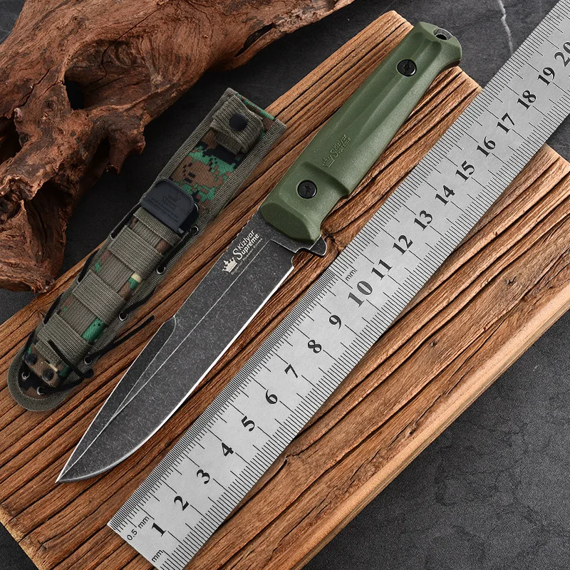 Manufacturer Wholesale 2024 New Hot Outdoor Fixed Blade Steel Camping Portable Survival Hunting Knife